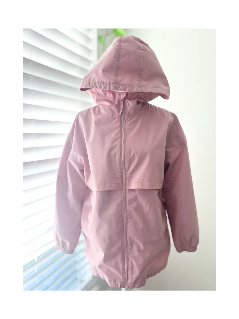 Old Navy Kids Hooded Rain Jacket - Dusty Rose